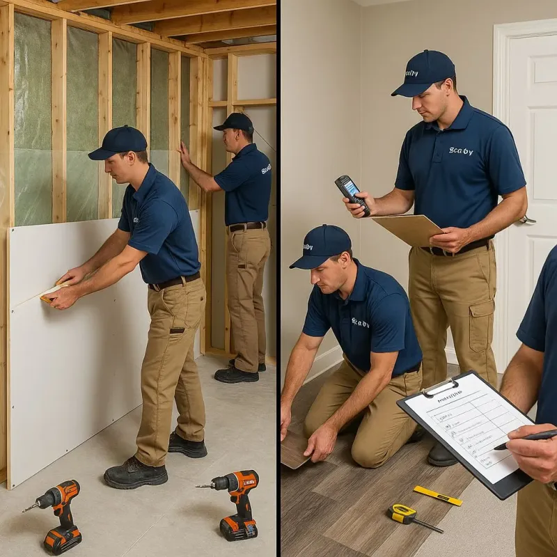 Repairs and Reconstruction process in Williams County, ND
